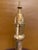 Vintage 23" Ornate Etched Solid Brass Aftabeh Ewer For Sale - Image 4 of 18