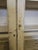 Antique French Hand-Painted Bookcase/Cabinet - Distressed White, Beaded Trim, Double Door For Sale In New York - Image 6 of 8