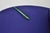 Late 20th Century Prospettive Luna Swivel Aluminum Saarinen Style Blue Mid Century Modern Chair For Sale In Philadelphia - Image 6 of 12