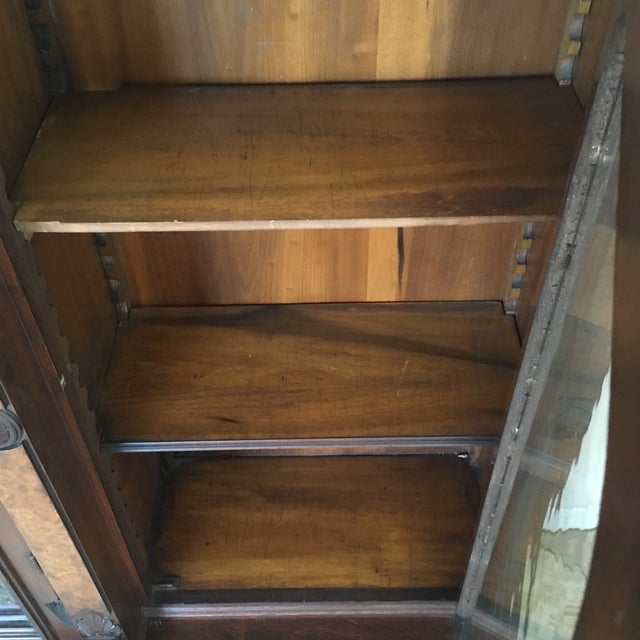 19th Century Victorian Bookcase/Display Cabinet For Sale - Image 9 of 13