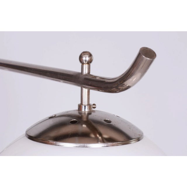 Czech Bauhaus Chrome Floor Lamp by Hynek Gottwald, 1930s For Sale - Image 11 of 12