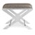 Delano Nickel Roxanne Lucite X-Bench For Sale - Image 10 of 10
