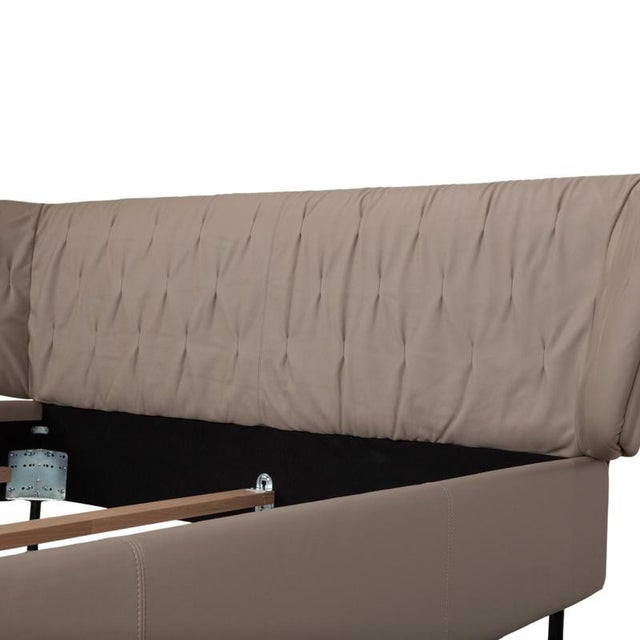 Beige Sono Bed in Beige Leather from Rolf Benz For Sale - Image 8 of 15