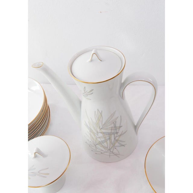 1950s Form 2000 Coffee Servie for 6 by Raymond Loewy for Rosenthal, 1950s, Set of 21 For Sale - Image 5 of 9