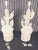 1990s 1990s Hand Carved Wood Cactus Lamps Finished in White Plaster - A Pair For Sale - Image 5 of 7