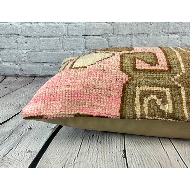 16 x 24 Rug Pillow Aegean Bliss Turkish Pillow Cushion Cover For Sale - Image 4 of 4