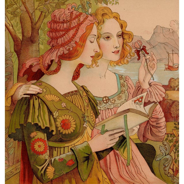 Armand Point, Légende Dorée, 1897, Lithograph on Paper For Sale - Image 3 of 13