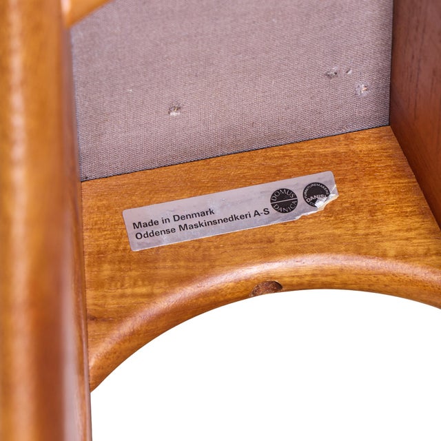 Erik Buch Mid Century Danish Teak Bar Stools - Pair For Sale - Image 13 of 13