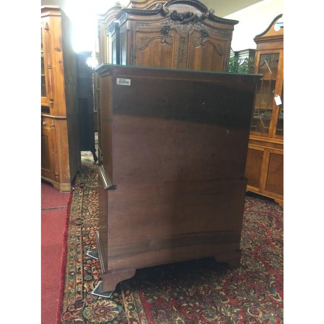 Vintage Chest on Chest, Mahogany Tall Chest of Drawers, Lexington Furniture For Sale - Image 15 of 15