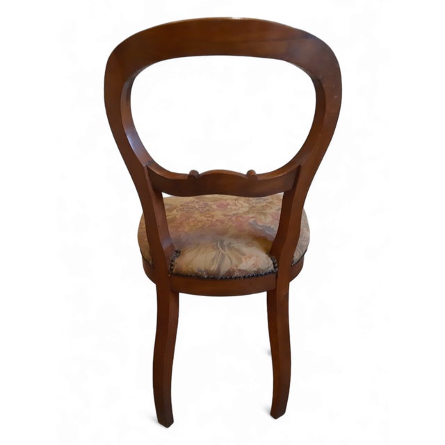 Louis Philippe Chairs in Walnut, 1920s, Set of 2 For Sale - Image 6 of 18