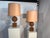 Red Travertine and Brass Lamps from Philippe Barbier, 1970s, Set of 2 For Sale - Image 12 of 13