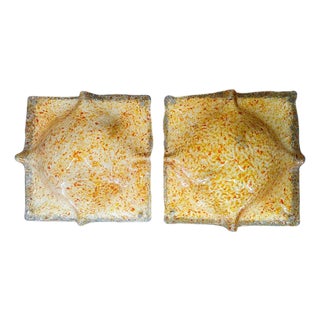 Murano Glass Wall Lights by Toni Zuccheri for Mazzega, 1970s, Set of 2 For Sale