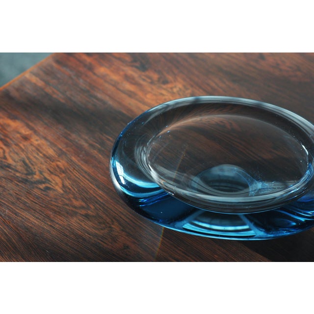 Mid-Century Modern Vintage Glass Bowl by Per Lütken for Holmegaard, 1950s For Sale - Image 3 of 7