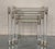 Set of Three Vintage Lucite an Brass Nesting Tables With Glass Top For Sale - Image 4 of 12