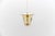 White Mid-Century Modern Copper, Brass and Glass Ceiling Lamp, 1950s For Sale - Image 8 of 16
