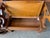 Wood Wood Carved Hall Tree Antique Bench Seat Hang Coats Mirror Seat For Sale - Image 7 of 9