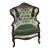 Vintage Victorian High-Back Throne Chair – Harris Furniture Reproductions For Sale