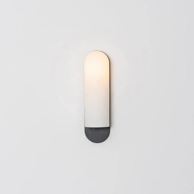 Odyssey LG Black Wall Sconce by Schwung For Sale - Image 4 of 5