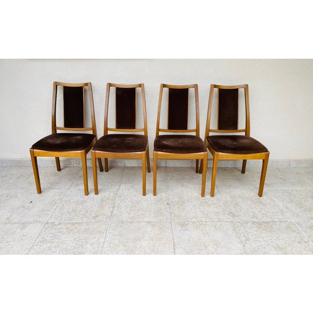 Vintage Chairs from Nathan, 1960s, Set of 4 For Sale - Image 9 of 9