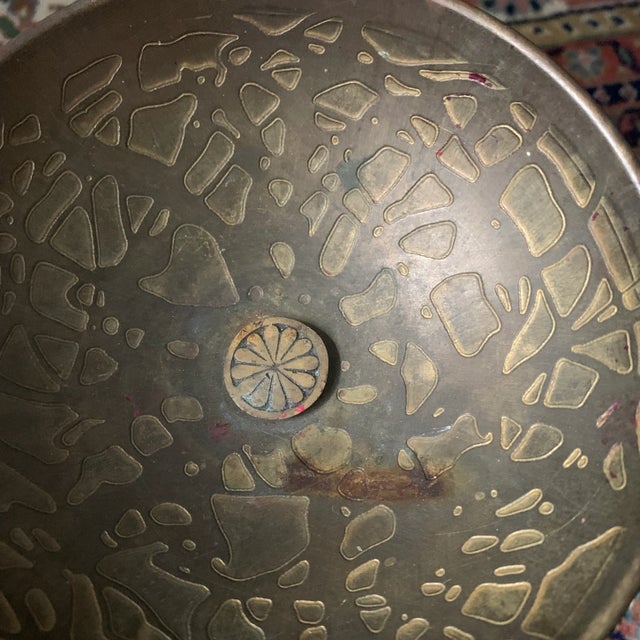 Mid-Century Israeli Woman Sculpture With Bowl For Sale - Image 9 of 13