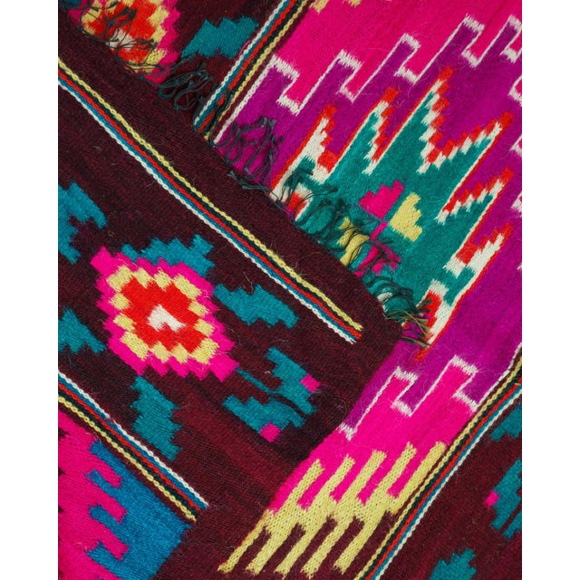 Vintage Balkan Geometric Flatweave Wool Runner Rug, 1970s For Sale - Image 6 of 9