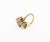 Metal Bird Form Yellow Gold, Enamel, and Diamond Ring For Sale - Image 7 of 9
