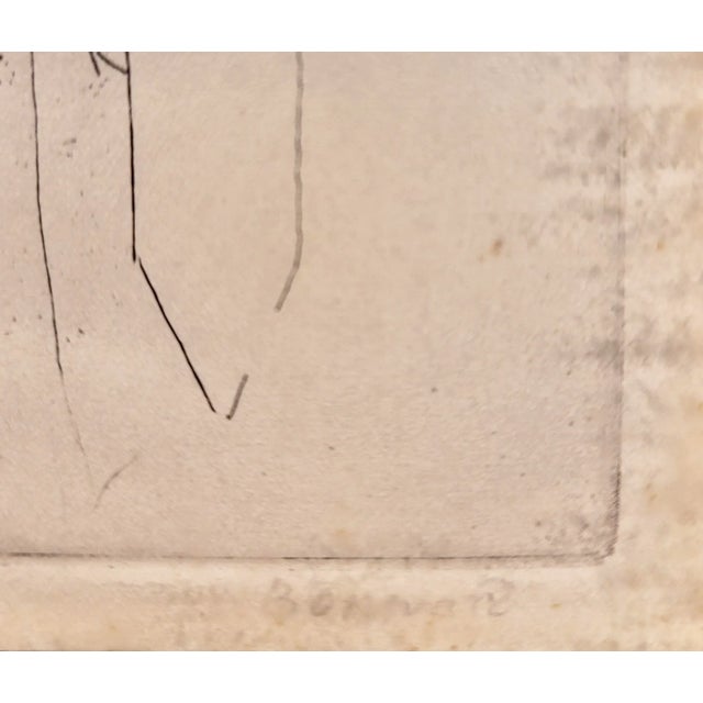 1920s Pierre Bonnard - Nude Woman in the Bathroom-Original 1920s Etching For Sale - Image 5 of 8