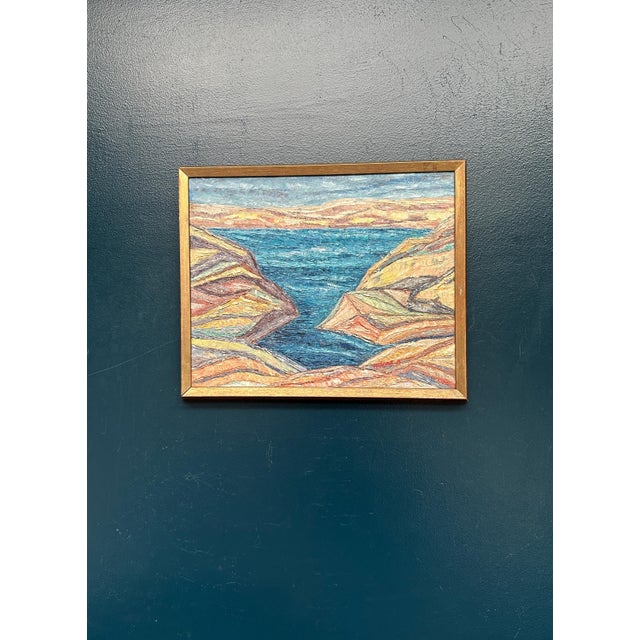 Alvar Andersson, Sea View, 1950s, Oil on Canvas, Framed For Sale - Image 16 of 16