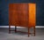 Danish Teak Tambour Cabinet with Brass Handle, 1960s For Sale - Image 10 of 12