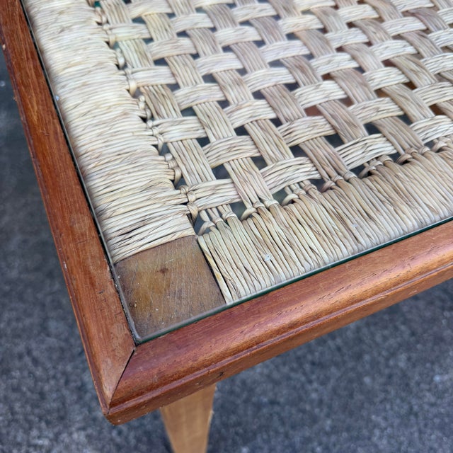 Glass Muelbles Tropicales Mexican Mid Century Modern Game Table Set For Sale - Image 7 of 12