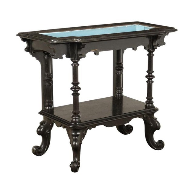 Brown Louis Philippe Flower Stand For Sale - Image 8 of 8