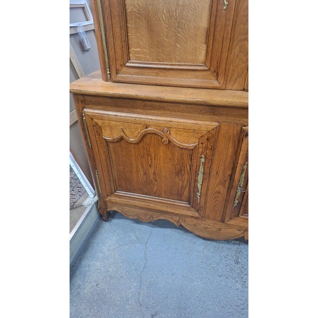 Late 19th Century Two-Part Cabinet in Oak, 1890s For Sale - Image 5 of 9