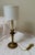 Bronze 1940s Gilt Metal Candlestick Lamps, a Pair For Sale - Image 8 of 8