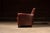 Animal Skin Mid-Century Brown Leather Two-Seat Sofa With Low Profile Frame For Sale - Image 7 of 10
