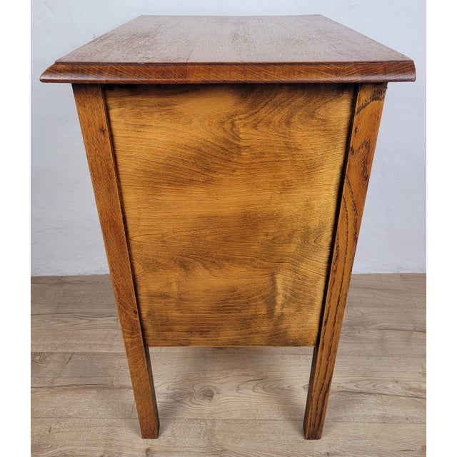 Vintage Oak Chest of Drawers, 1930 For Sale - Image 12 of 17