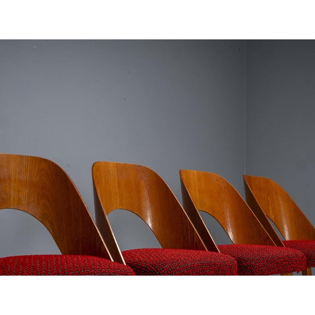 Dining Chairs by Antonín Šuman for Tatra Furniture, Czechoslovakia, 1960s, Set of 4 For Sale - Image 10 of 11