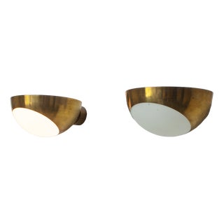 Wall Lights in the style of Stilnovo Italia, 1950s, Set of 2 For Sale