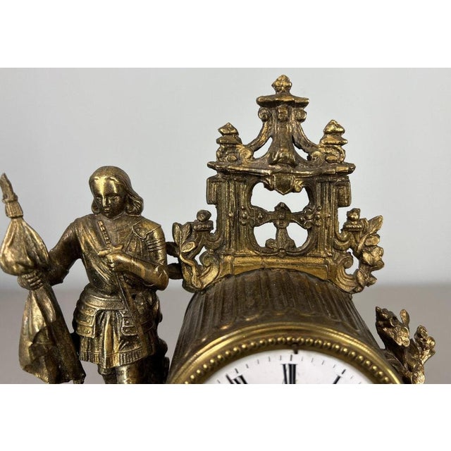 Antique Japy Frères Mantel Clock – Gilt Bronze, 19th Century (Lot 3602) A magnificent antique French mantel clock by Japy...