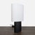 Modern Modern Room & Board Haddie Modern Black Oak Table Lamp With White Shade For Sale - Image 3 of 6
