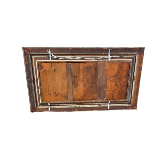 Italian 19th Century Italian Hand Painted Rectangular Wall Mirror. For Sale - Image 3 of 13