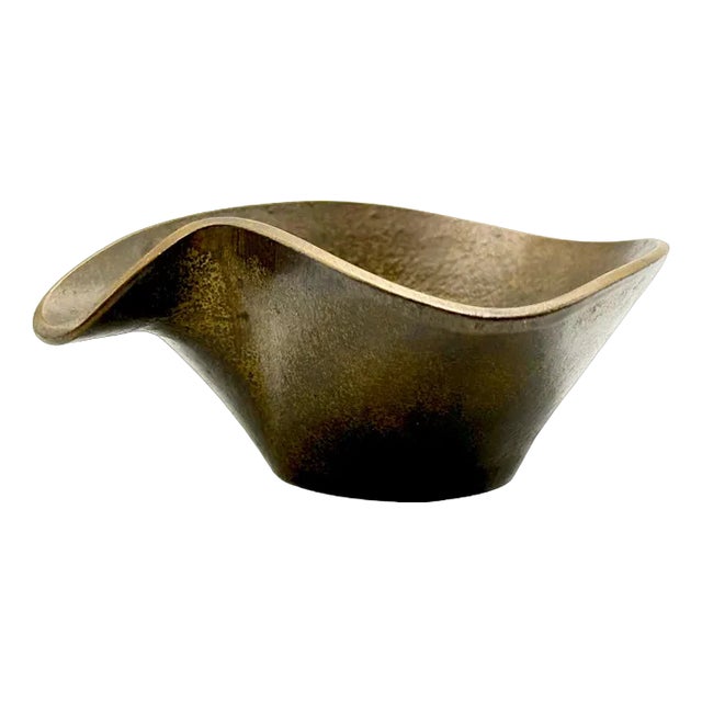 Mid-Century Bronze Ashtray attributed to Carl Auböck, Austria, 1950s For Sale