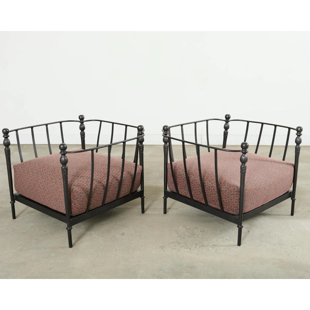 Pair of Michael Taylor Design Montecito Chairs For Sale In Sacramento - Image 6 of 16