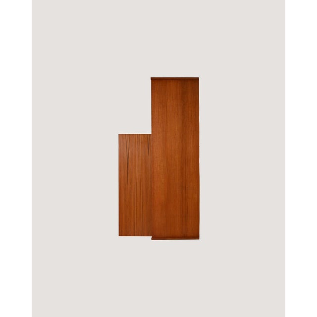 Scandinavian Teak Sideboard with Pull-Out Top, 1960s For Sale - Image 10 of 12