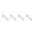 Glittered Wire Snowflake Ornament (Set of 12) For Sale In Chicago - Image 6 of 6