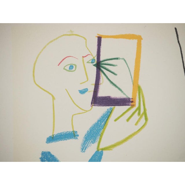 Pablo Picasso, Artist, Woman and Child, Lithograph For Sale - Image 4 of 6