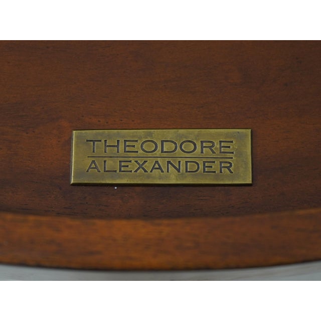 Theodore Alexander Burl Wood Swirling Teardrops Center Table For Sale - Image 18 of 18