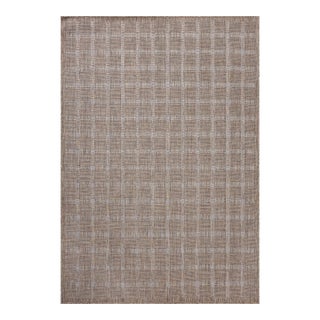 Amber Lewis x Loloi Topanga Natural / Bone 3'-11" x 5'-11" Accent Rug For Sale