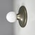 Mid-Century Modern Mid-Century Modern Italian Matte Metal Wall Lamp Light Ball attributed to Achille and Pier Giacomo Castiglioni for Flos, 1960s For Sale - Image 3 of 15