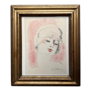 1927 Girl With Blonde Hair Limited Edition Lithograph by Kees Van Dongen 58/120