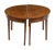 Circa 1840 Georgian Pair of English D End Tables With Mahogany Dining Table For Sale In West Palm - Image 6 of 8